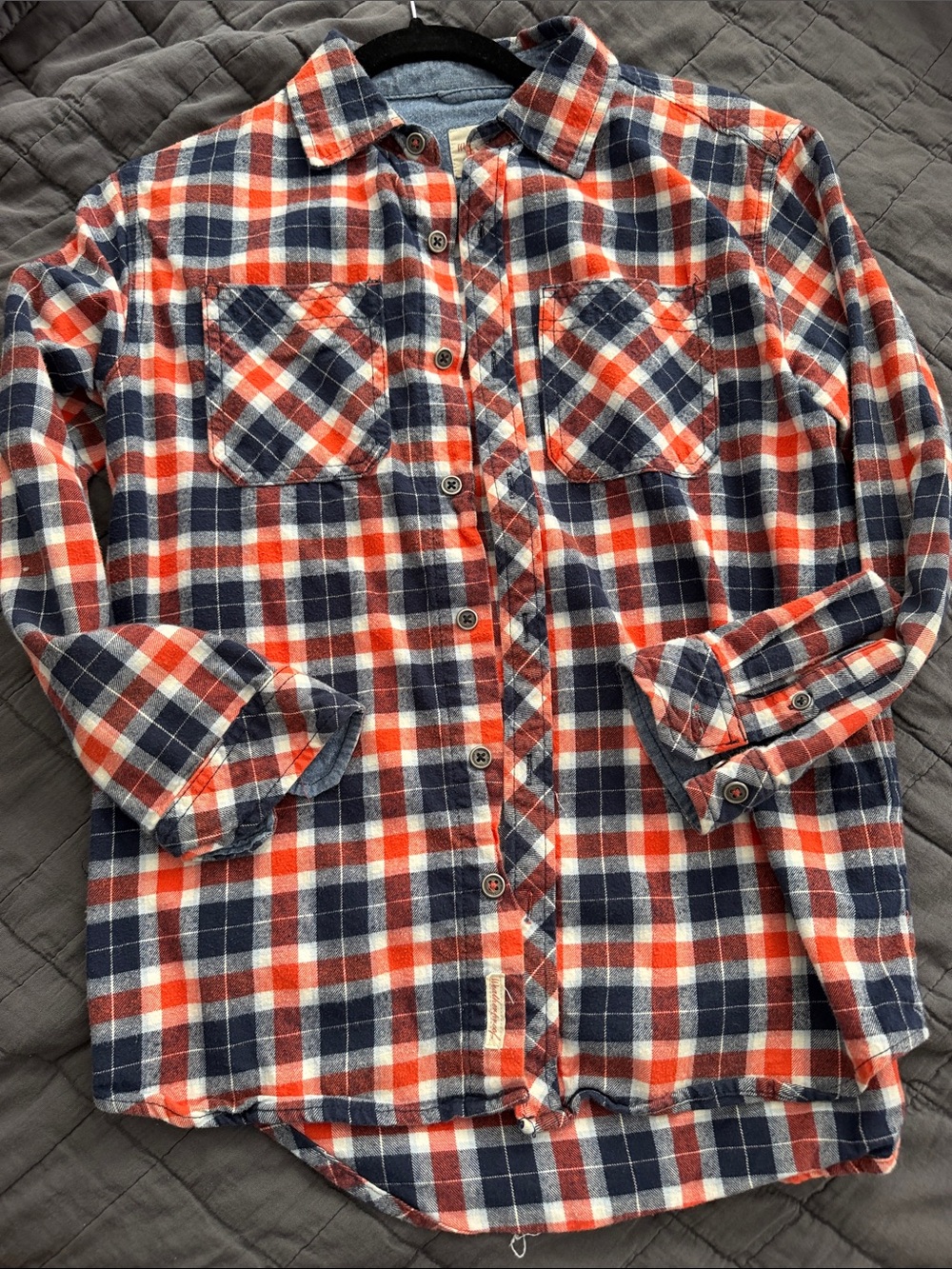 Kids Original weatherproof vintage Plaid Button-Down Shirt
